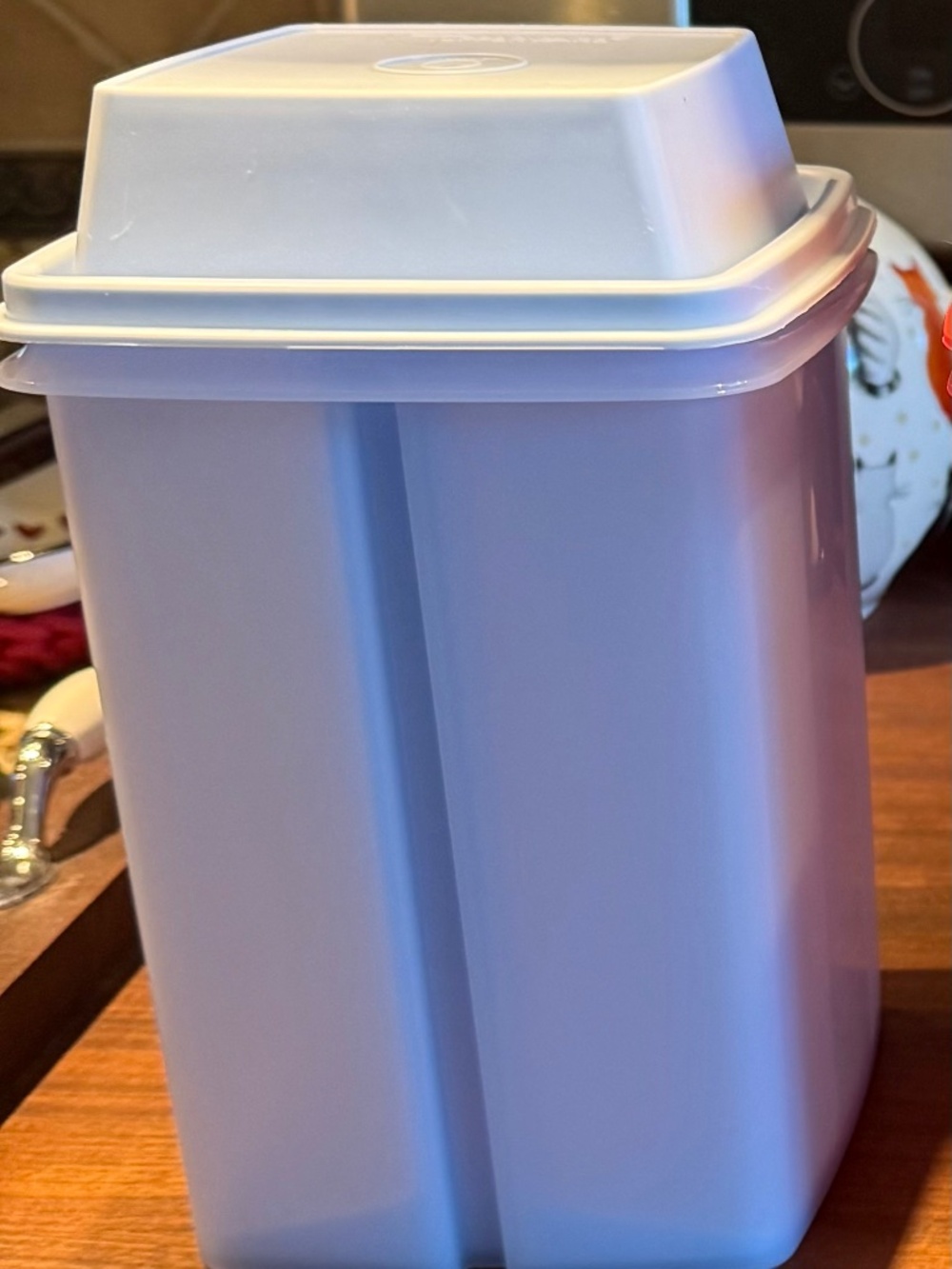 Large Tupperware Blue Pickle Keeper Like New